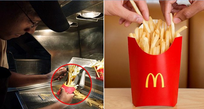 La nouvelle théorie folle du web : les employés McDo auraient une technique secrète pour donner moins de frites aux clients !