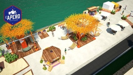 Une plage colombienne s'installe sur les berges de Seine parisiennes