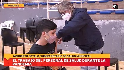 El trabajo del personal de salud durante la pandemia