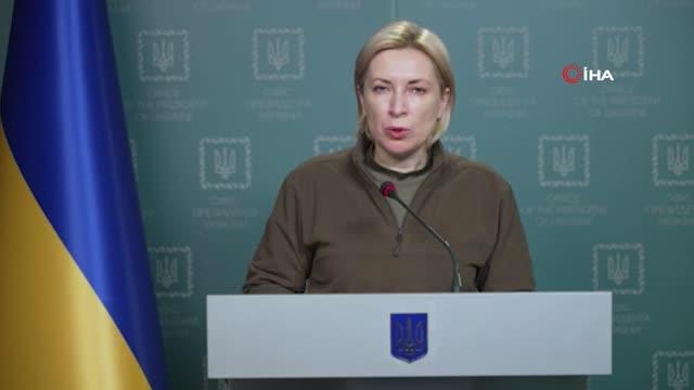 Son dakika haber: Ukrayna Başbakan Yardımcısı Vereşuk: bugün Başarılı Bir Şekilde Tahliyelerin Yapılmasını Ümit Ediyoruz