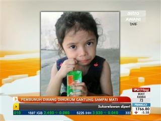 Pembunuh Dirang dihukum gantung sampai mati