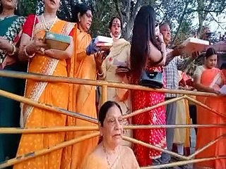 मा चर्मण्यवती की महिमा का गुणगान, झिलमिलाए दीप तो रोशन हुआ मां का आंचल