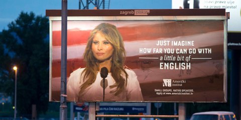 Melania Trump fait interdire une campagne publicitaire croate qui se moque d'elle