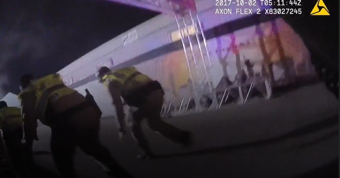 Fusillade de Las Vegas : les autorités dévoilent les images des body cam des policiers pendant l'attaque