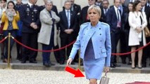 Investiture Emmanuel Macron : la jupe portée par Brigitte Macron à l'Élysée déclenche des propos sexistes