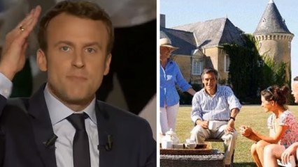 Emmanuel Macron qualifie François Fillon de petit "bourgeois de province"