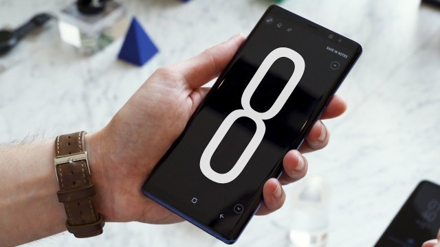 Galaxy Note 8 : comment activer l'utilisation à une main
