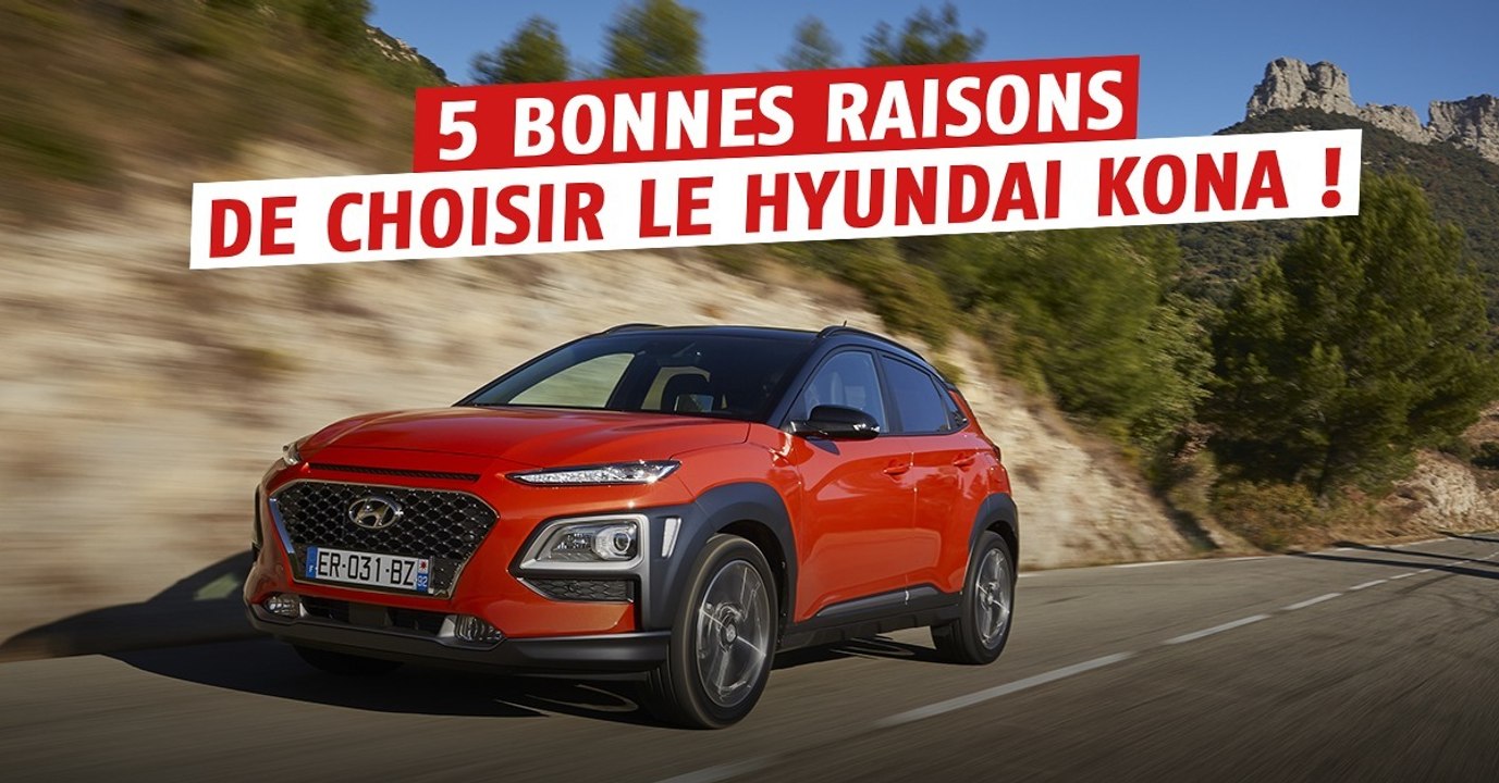 Hyundai KONA : 5 bonnes raisons de choisir le nouveau SUV compact de Hyundai