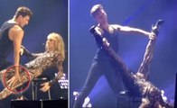 Céline Dion réalise une danse très sensuelle sur scène... Il a fait très chaud à Lille !