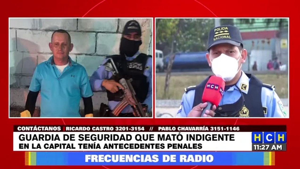 Guardia que mató a indigente tenía antecedentes policiales por "faltas y lesiones"