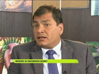 Where is Snowden now?