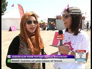 Kemunculan awam pertama sebagai Masterchef