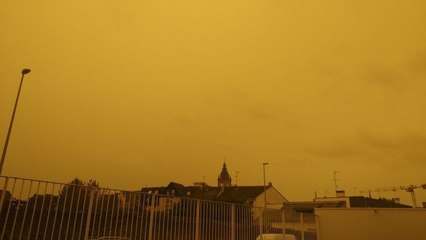 Voilà pourquoi le ciel est jaune en Bretagne depuis ce matin