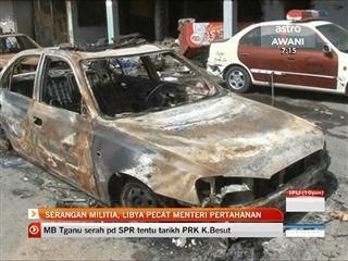 Serangan Militia, Libya pecat Menteri Pertahanan