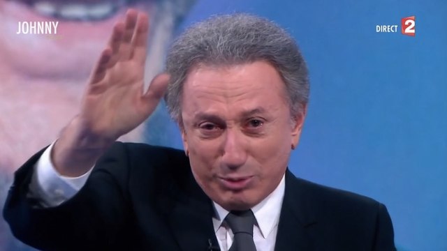 Michel Drucker fond en larmes en direct après son hommage à Johnny Hallyday