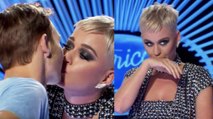 En pleine polémique, le jeune candidat d'American Idol s'explique sur le baiser volé de Katy Perry