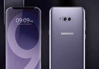 Galaxy S9 : un superbe concept inspiré par l'iPhone X