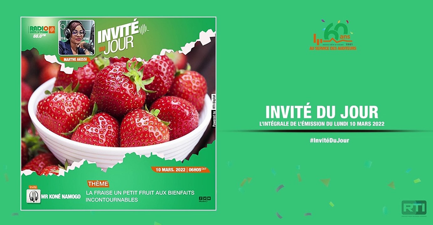 Invité du jour du 10 mars 2022 par Marthe Akissi  [ Radio Côte d'Ivoire ]