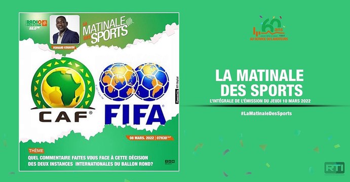 Matinale Des Sports du 10 mars par Fernand Kouakou [ Radio Côte d'Ivoire ]