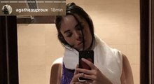 Agathe Auproux se montre en toute petite tenue dans sa story Instagram