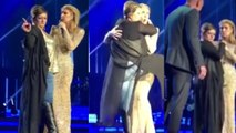 Céline Dion : une fan se jette et s'agrippe à elle en plein concert à Las Vegas !
