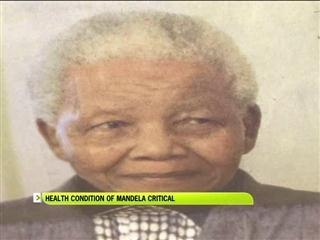 Nelson Mandela in critical condition