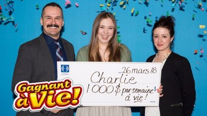 Elle touche le jackpot de la loterie le jour de ses 18 ans, et recevra 1000 $ par semaine à vie