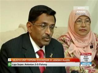 Sejuta unit topeng diedarkan di Lembah Klang