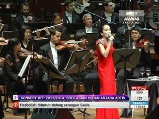 Konsert DFP 2013/2014, Sheila & Hujan antara artis