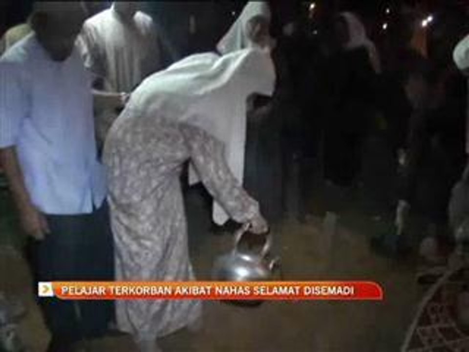 Pelajar terkorban akibat nahas selamat disemadi