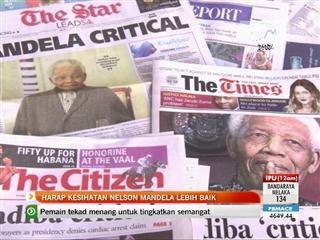 Harap kesihatan Nelson Mandela lebih baik