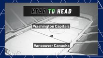 Washington Capitals At Vancouver Canucks: Over/Under