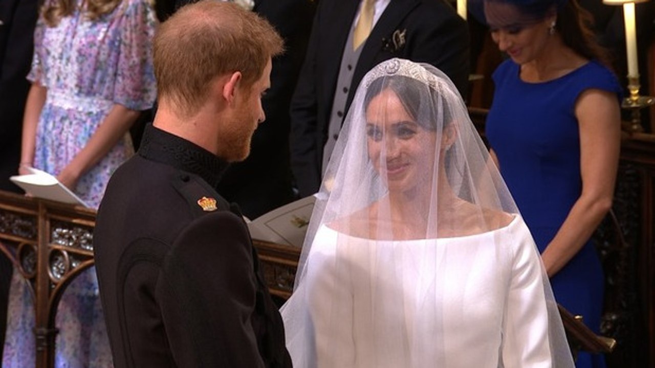 Mariage princier : on sait ce qu'Harry a dit à Meghan Markle à son arrivée à la chapelle Saint-George