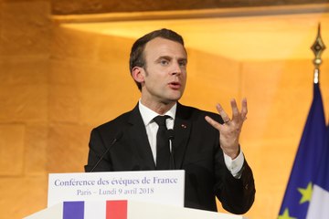 Cette phrase de Macron pendant la conférence des évêques choque les internautes