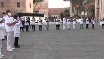 Roma, flash-mob all'ospedale San Giovanni contro le aggressioni a medici e infermieri