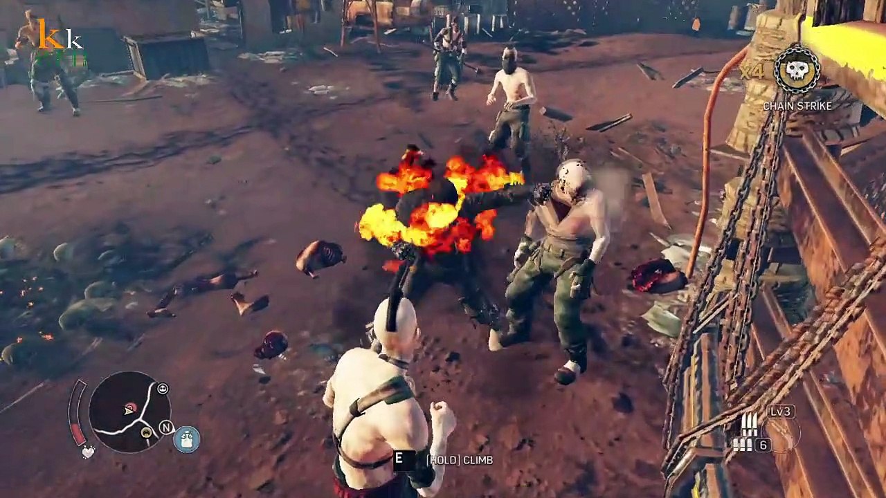 Mad Max walkthrough gameplay part skull top camp dismantled