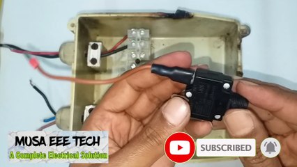 SUBMERSIBLE PUMP CONTROL BOX ALL WIRING ,