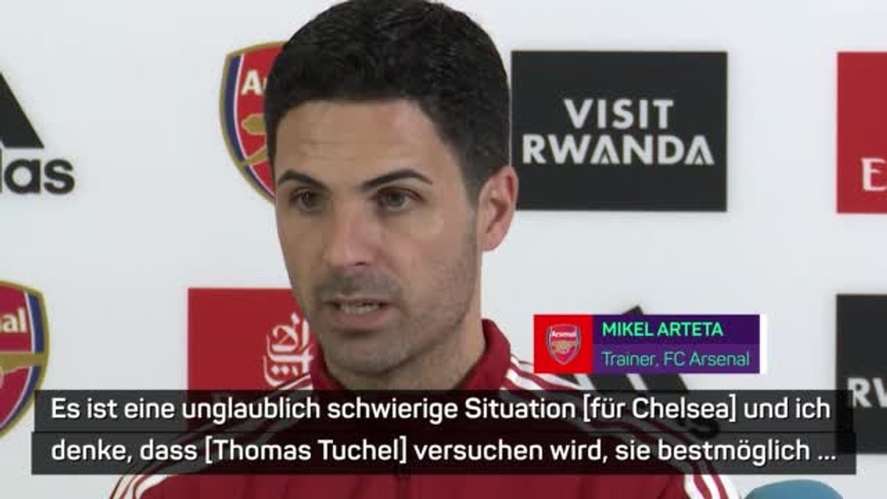Arteta zu Chelsea: “Tuchel wird sein Bestes geben”
