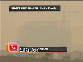 Perkembangan indeks udara Johor