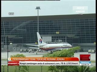 Penerbangan tidak terjejas kerana jerebu