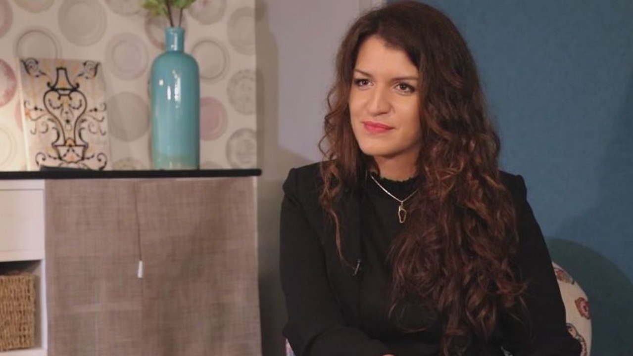 Marlène Schiappa, la secrétaire d'Etat à l'Egalité entre les femmes et les hommes, présente la nouvelle stratégie du gouvernement contre les violences conjugales