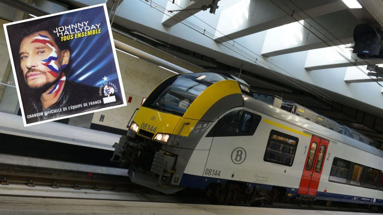 "Allez les Bleus" : la chanson de Johnny Hallyday diffusée... dans le métro belge !