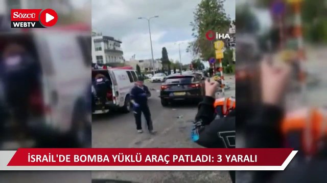 İsrail’de bomba yüklü araç patladı: 3 yaralı