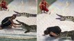 VIDEO - Un dresseur de reptiles attaqué par un crocodile devant des spectateurs horrifiés en Thaïlande
