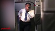 Antalya'ya iniş yapan Rus pilotun anonsu sosyal medyada viral oldu!