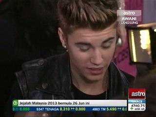 Bieber langgar paparazzi, tiada kes jenayah