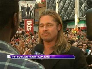 Pitt berlakon, terbit filem zombi