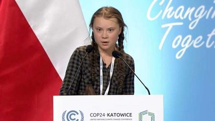 "Nous sommes à court d'excuses" : le discours poignant de Greta Thunberg, une jeune écologiste de 15 ans, lors de la COP24