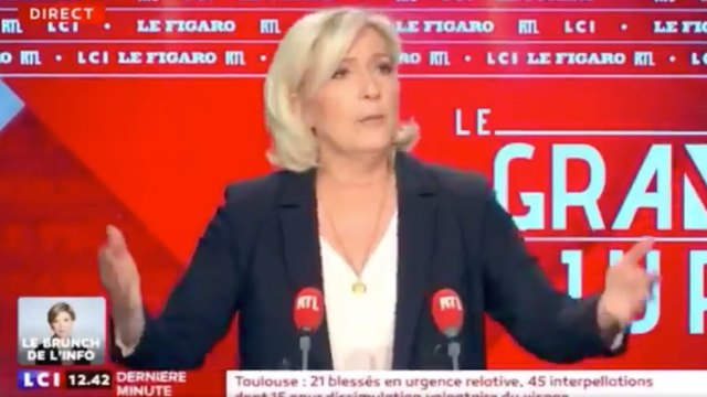 Les migrants, c'est comme les éoliennes : la phrase polémique de Marine Le Pen sur LCI (VIDEO)