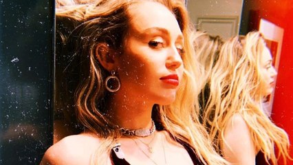 Miley Cyrus : son décolleté (très) plongeant qui en dévoile beaucoup sur Instagram